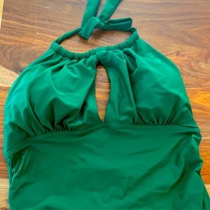 Maternity one piece halter swimsuit